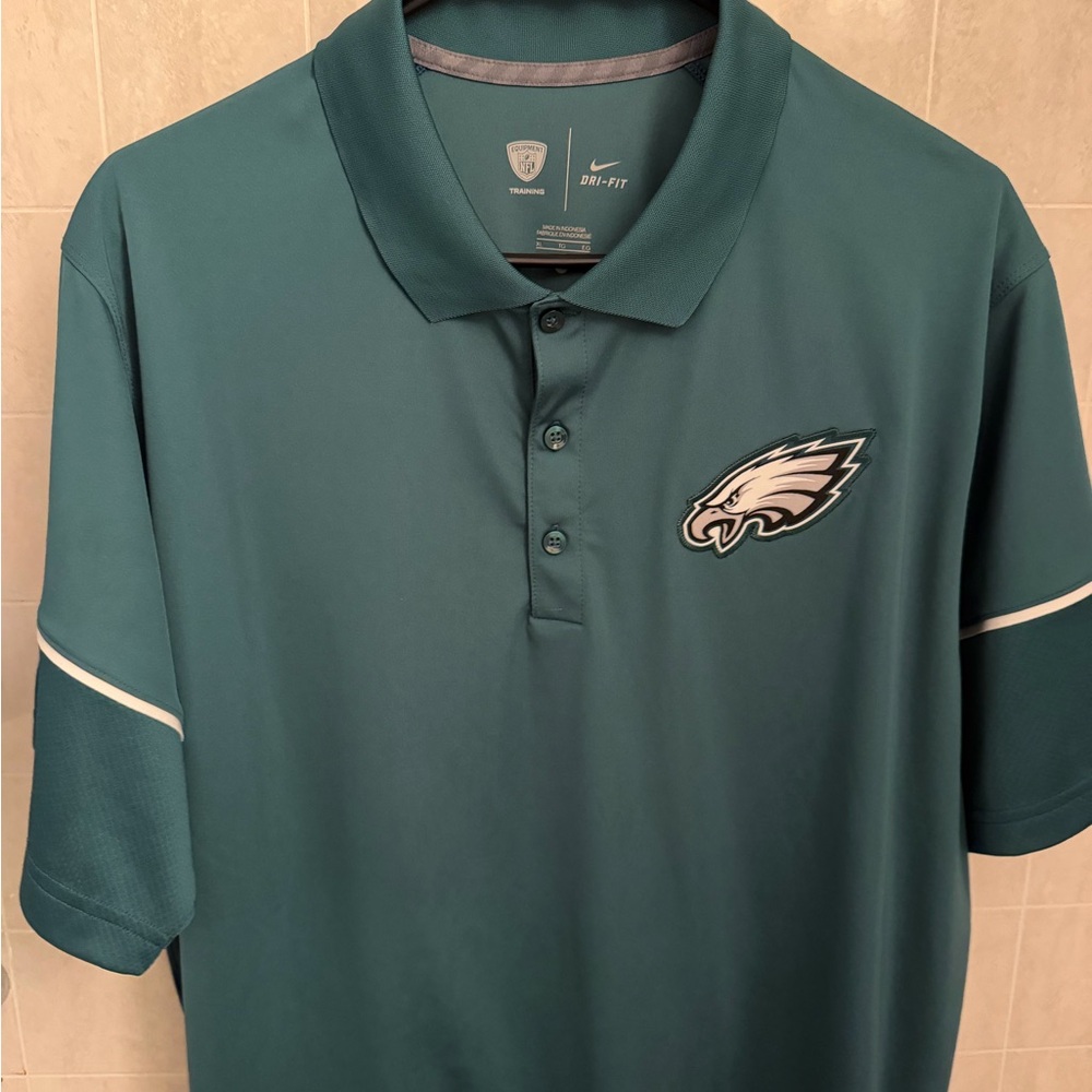 Nike Dry Fit Philadelphia Eagles Polo